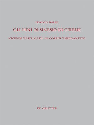 cover image of Gli Inni di Sinesio di Cirene